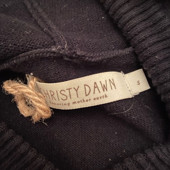 Christy dawn - loungewear - hooded sweatshirt - black - size small - Picture 2 of 3